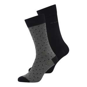 GANT Ponožky  sivá / čierna