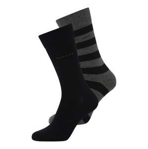 GANT Ponožky  antracitová / sivá melírovaná