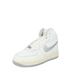 Nike Sportswear Členkové tenisky 'Air Force 1 Sculpt'  striebornosivá / biela