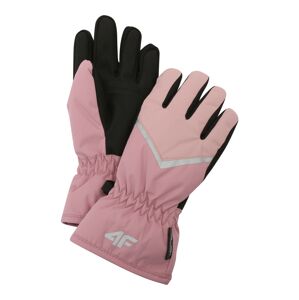 4F Športové rukavice  ružová / svetloružová / čierna / šedobiela