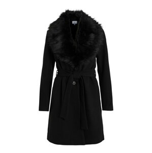 VILA Prechodný kabát 'METIL'  čierna