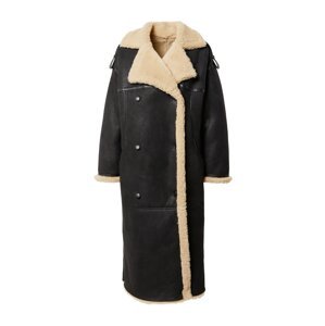 MEOTINE Prechodný kabát 'GRACE'  béžová / čierna