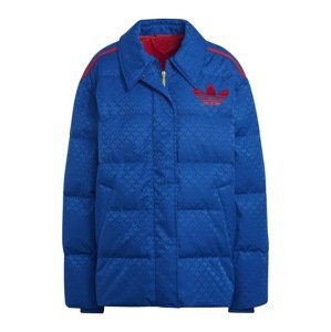 ADIDAS ORIGINALS Zimná bunda 'Adicolor 70S Monogram '  modrá / tmavočervená