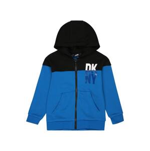 DKNY Tepláková bunda  kráľovská modrá / tmavomodrá / čierna / biela