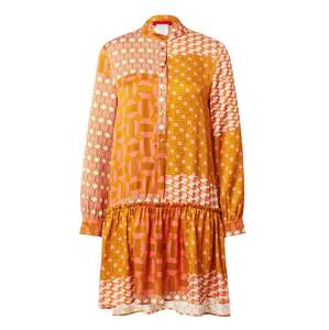 MAX&Co. Košeľové šaty 'BAZAR'  oranžová / ružová / biela