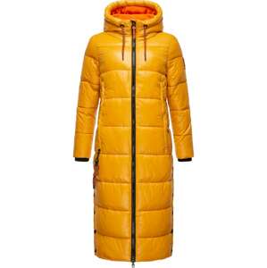 NAVAHOO Zimný kabát 'Schmuseengel'  žltá / čierna