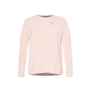 Nike Sportswear Športová mikina  ružová / tmavočervená / biela
