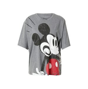 Frogbox Tričko 'Mickey Mouse'  sivá / červená / čierna / biela