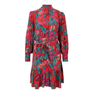 Y.A.S Petite Košeľové šaty 'MIRIS'  farba ťavej srsti / nefritová / pitaya / červená