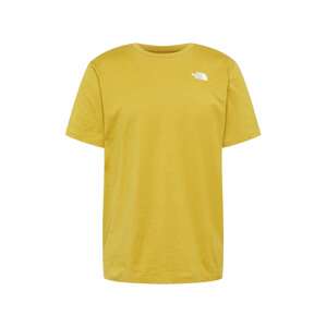 THE NORTH FACE Funkčné tričko 'FOUNDATION'  zlatá / biela