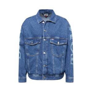 Tommy Jeans Prechodná bunda  modrá denim / svetlomodrá