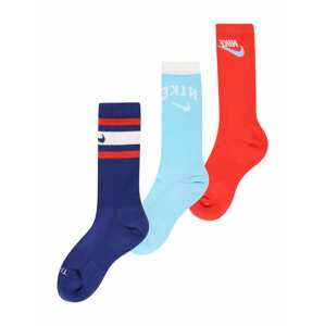 Nike Sportswear Ponožky  námornícka modrá / svetlomodrá / tmavooranžová / biela