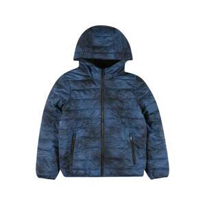 Abercrombie & Fitch Prechodná bunda  tmavomodrá / modrá melírovaná