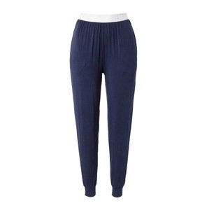 HUGO Pyžamové nohavice 'Unite'  námornícka modrá / svetlosivá / biela