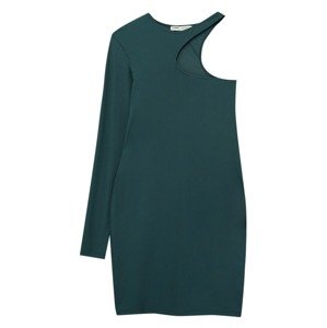 Pull&Bear Šaty 'DRESS'  smaragdová