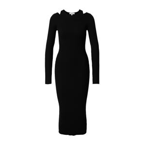 EDITED Pletené šaty 'Yandra'  čierna