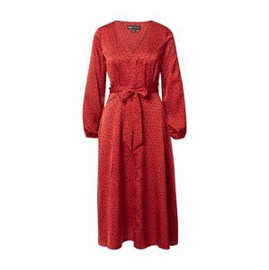 Mela London Košeľové šaty  červená / čierna