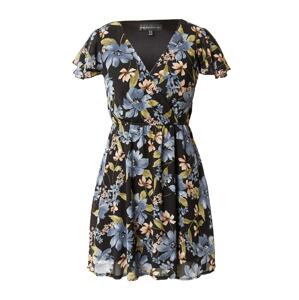 Mela London Letné šaty  svetlobéžová / modrosivá / olivová / čierna