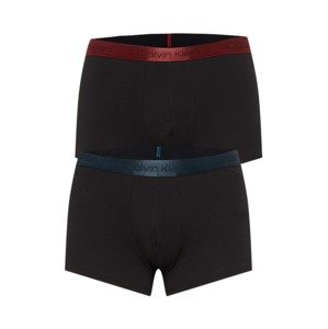Calvin Klein Underwear Boxerky  tmavomodrá / vínovo červená / čierna