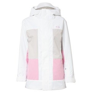 OAKLEY Outdoorová bunda 'BEAUFORT'  sivobéžová / svetloružová / biela