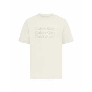 Calvin Klein Sport Funkčné tričko  béžová / svetlozelená