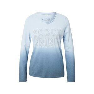 Soccx Tričko  modrá / svetlomodrá / strieborná / biela