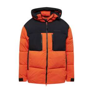 Didriksons Zimná bunda 'Hilmer 2'  oranžová / čierna