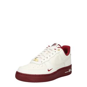 Nike Sportswear Nízke tenisky 'AIR FORCE 1 07 SE'  červená / biela