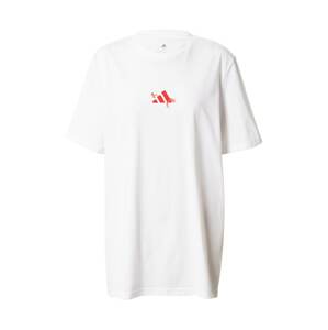 ADIDAS SPORTSWEAR Funkčné tričko 'Aeroready Graphic'  oranžová / biela