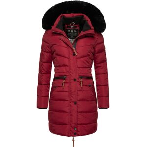 NAVAHOO Zimný kabát 'Paula'  červená / čierna / biela