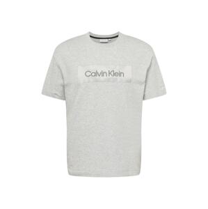Calvin Klein Tričko  striebornosivá / svetlosivá