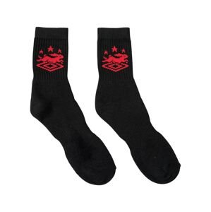 Pacemaker Ponožky  červená / čierna
