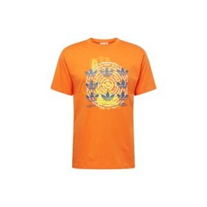 ADIDAS ORIGINALS Tričko 'HYPERSPORT'  námornícka modrá / žltá / oranžová / biela