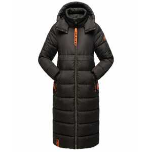 NAVAHOO Zimný kabát  oranžová / čierna