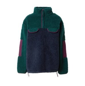 LEVI'S ® Flisová bunda 'Montana Sherpa Jacket'  námornícka modrá / smaragdová / farba lesného ovocia