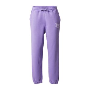 Juicy Couture Sport Športové nohavice  svetlofialová / biela