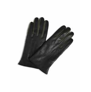MARKBERG Prstové rukavice 'Stacey'  olivová / čierna
