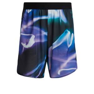 ADIDAS PERFORMANCE Športové nohavice  modrá / fialová / čierna