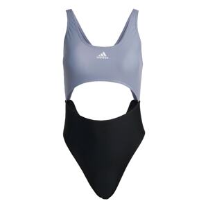 ADIDAS SPORTSWEAR Športové jednodielne plavky  fialová / čierna / biela