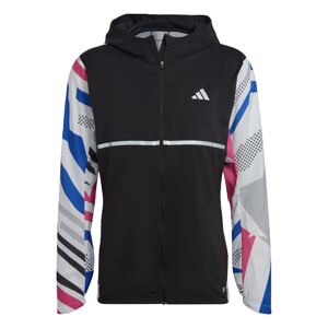 ADIDAS PERFORMANCE Športová bunda 'Own the Run'  kráľovská modrá / svetloružová / čierna / biela