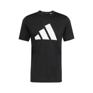 ADIDAS PERFORMANCE Funkčné tričko 'Train Essentials Feelready'  čierna / biela