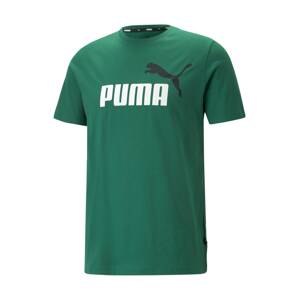 PUMA Funkčné tričko  zelená / čierna / šedobiela