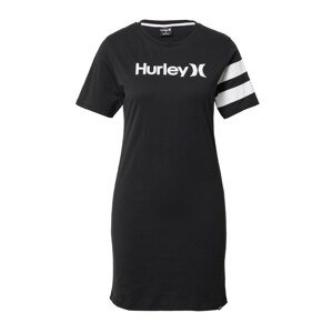 Hurley Športové šaty 'OCEANCARE'  čierna / biela