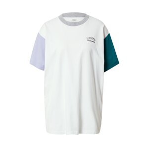 LEVI'S ® Tričko  sivá melírovaná / smaragdová / fialová / biela