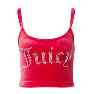Juicy Couture White Label Top 'RAIN'  malinová / priehľadná