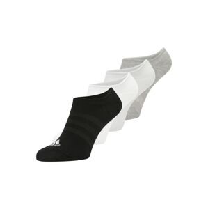 ADIDAS SPORTSWEAR Športové ponožky 'Thin And Light No-Show '  svetlosivá / sivá melírovaná / čierna / biela