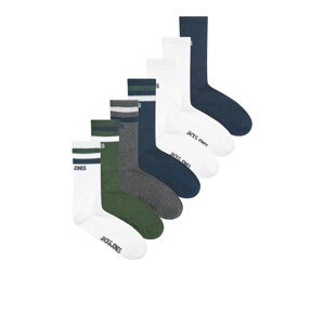 JACK & JONES Ponožky 'RODY'  námornícka modrá / zelená / čierna / biela