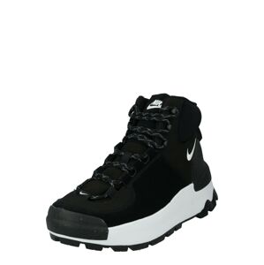 Nike Sportswear Šnurovacie členkové čižmy 'CITY CLASSIC BOOT'  čierna / biela
