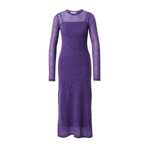 EDITED Pletené šaty 'Bamika'  fialová