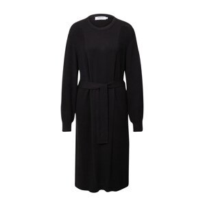 MOSS COPENHAGEN Pletené šaty 'Jalda'  čierna